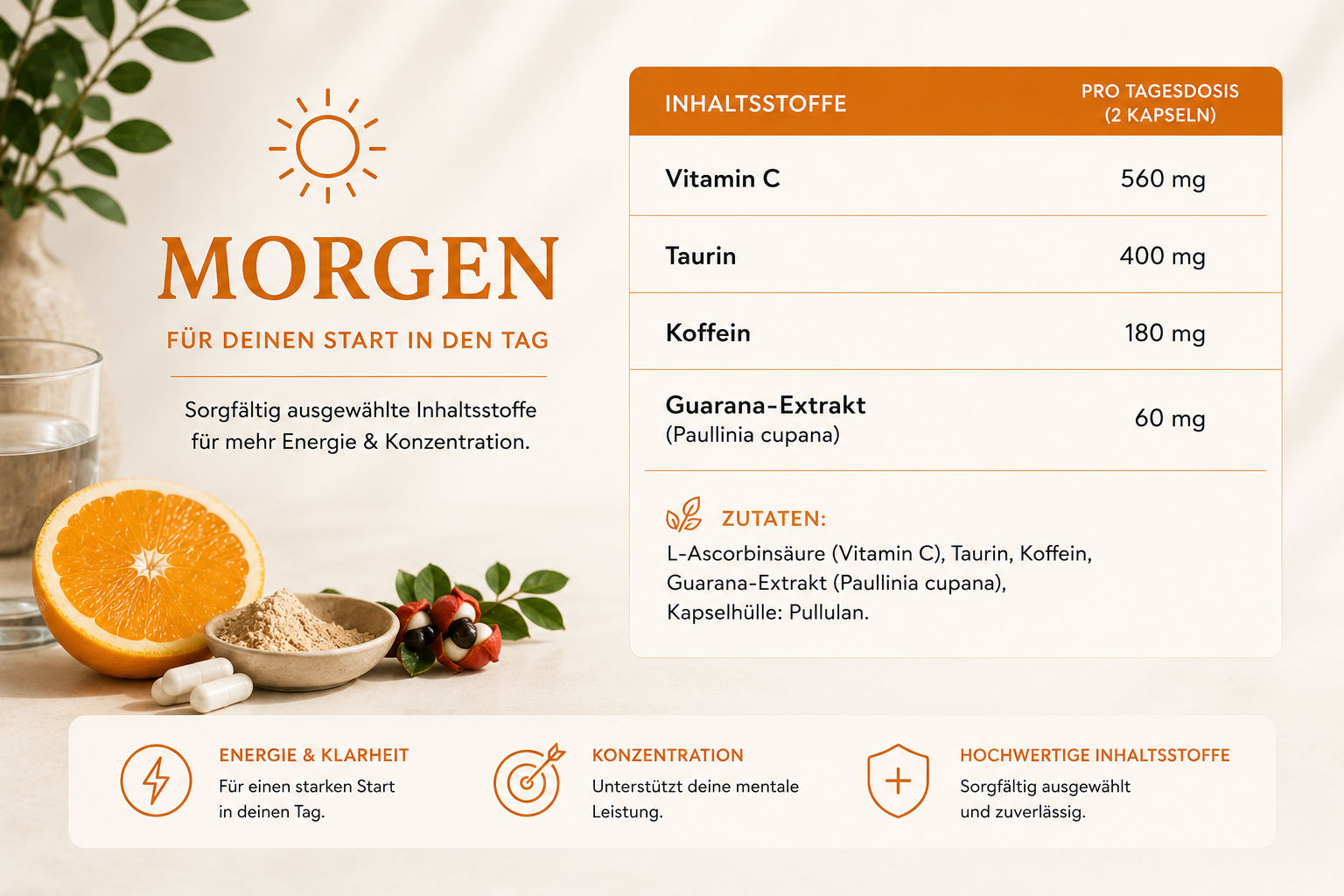 SOMVERA Morgen–Mittag–Nacht System