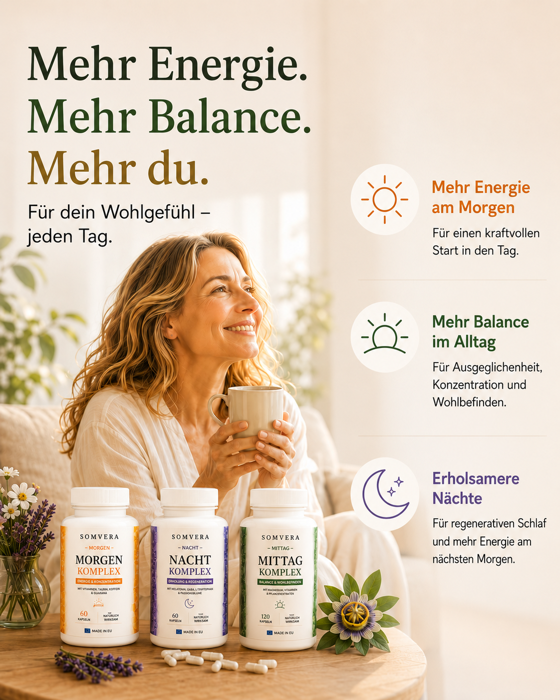 SOMVERA Morgen–Mittag–Nacht System