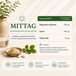 Eine einfache Supplement-Routine für Morgen, Mittag und Nacht.
