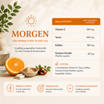 Eine einfache Supplement-Routine für Morgen, Mittag und Nacht.